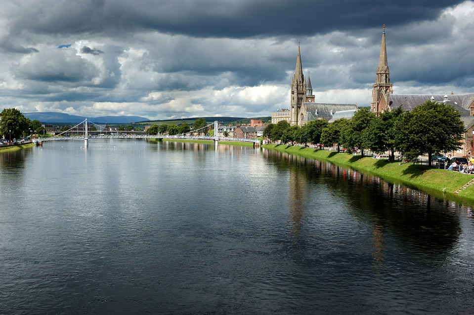 Ness River in Inverness Ness River in Inverness
